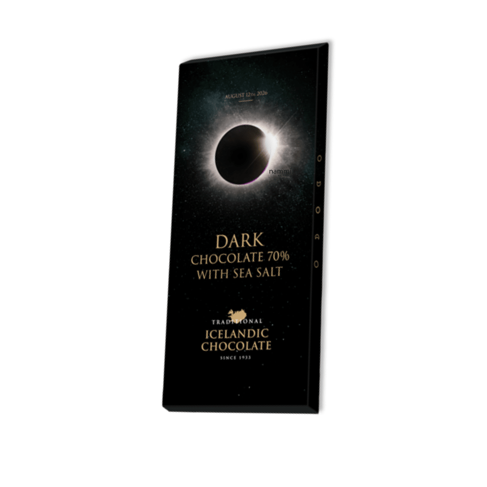 70% Dark Chocolate with Sea Salt / Traditional Icelandic Chocolate (100 gr.) - nammi.isNói Síríus