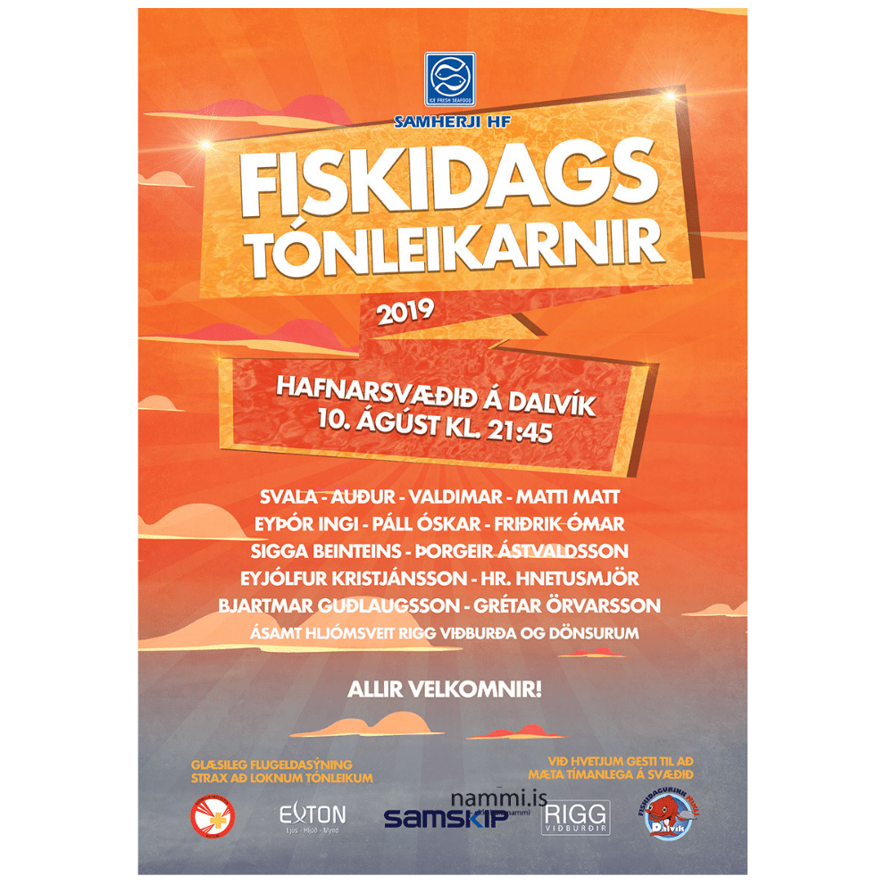 Fiskidags Tónleikarnir 2019 DVD - nammi.isVara Hættir