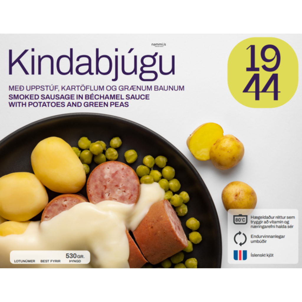 1944 Kindabjúgu með uppstúf / 530 g.