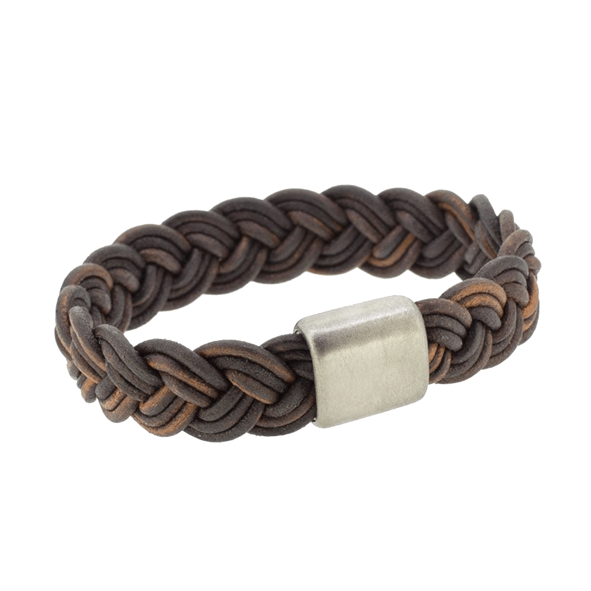 Leather Bracelet Brown - Vintage Look - nammi.isZeezen