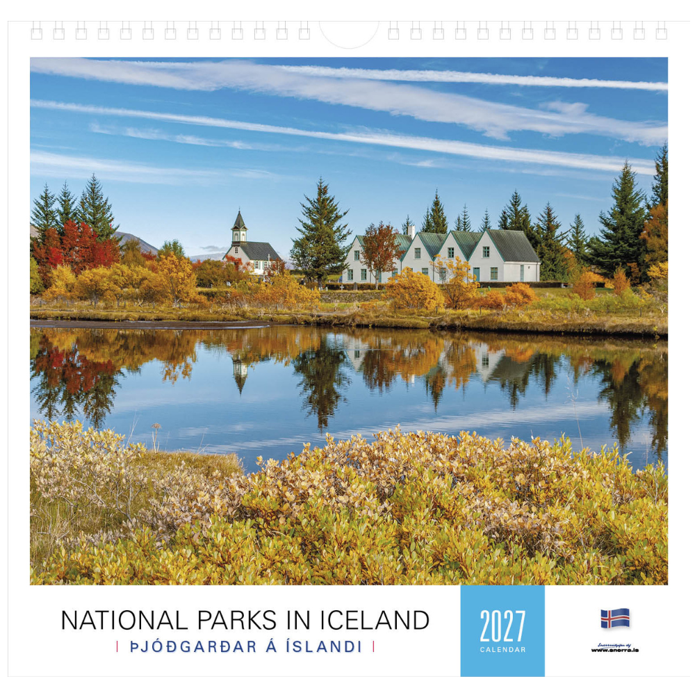 National Parks in Iceland Calendar 2027