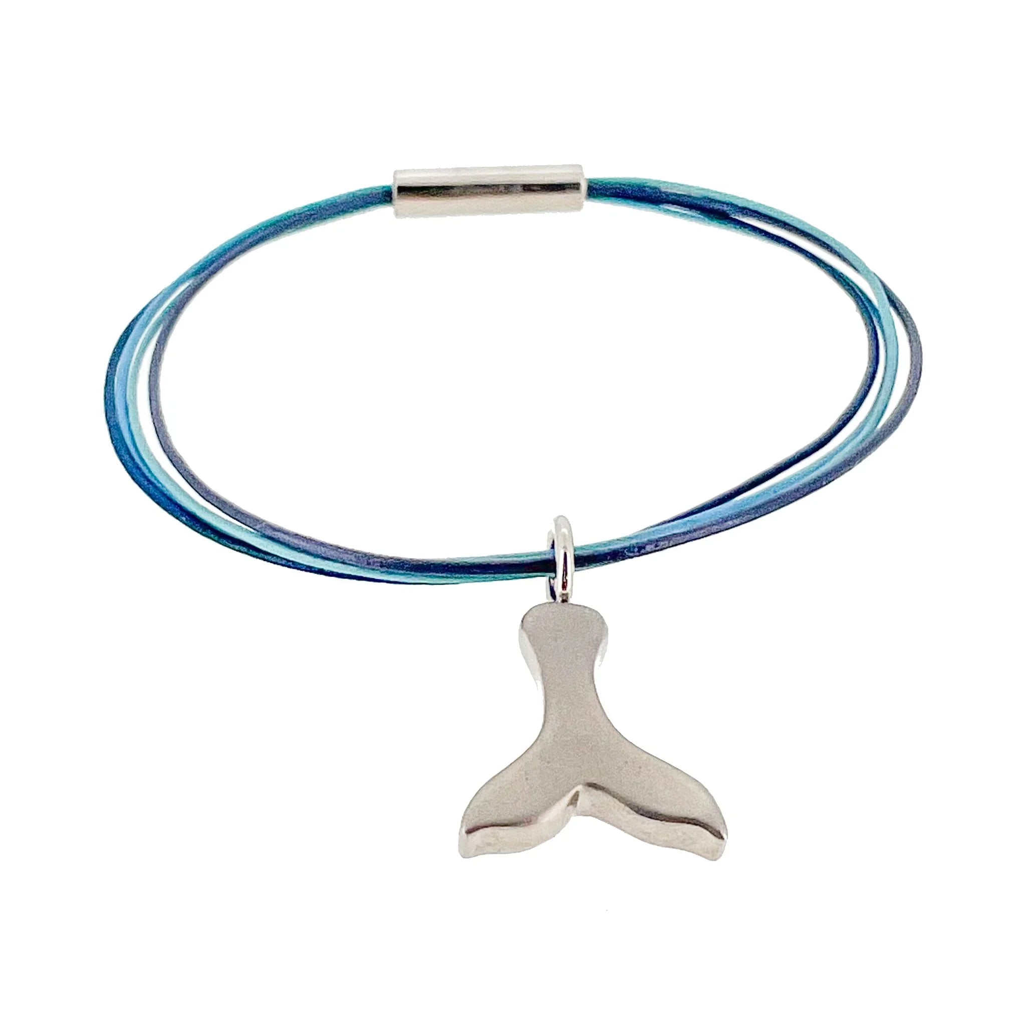 Northern Lights Bracelet w/ Whale Tail Charm 2 - nammi.isÓfeigur