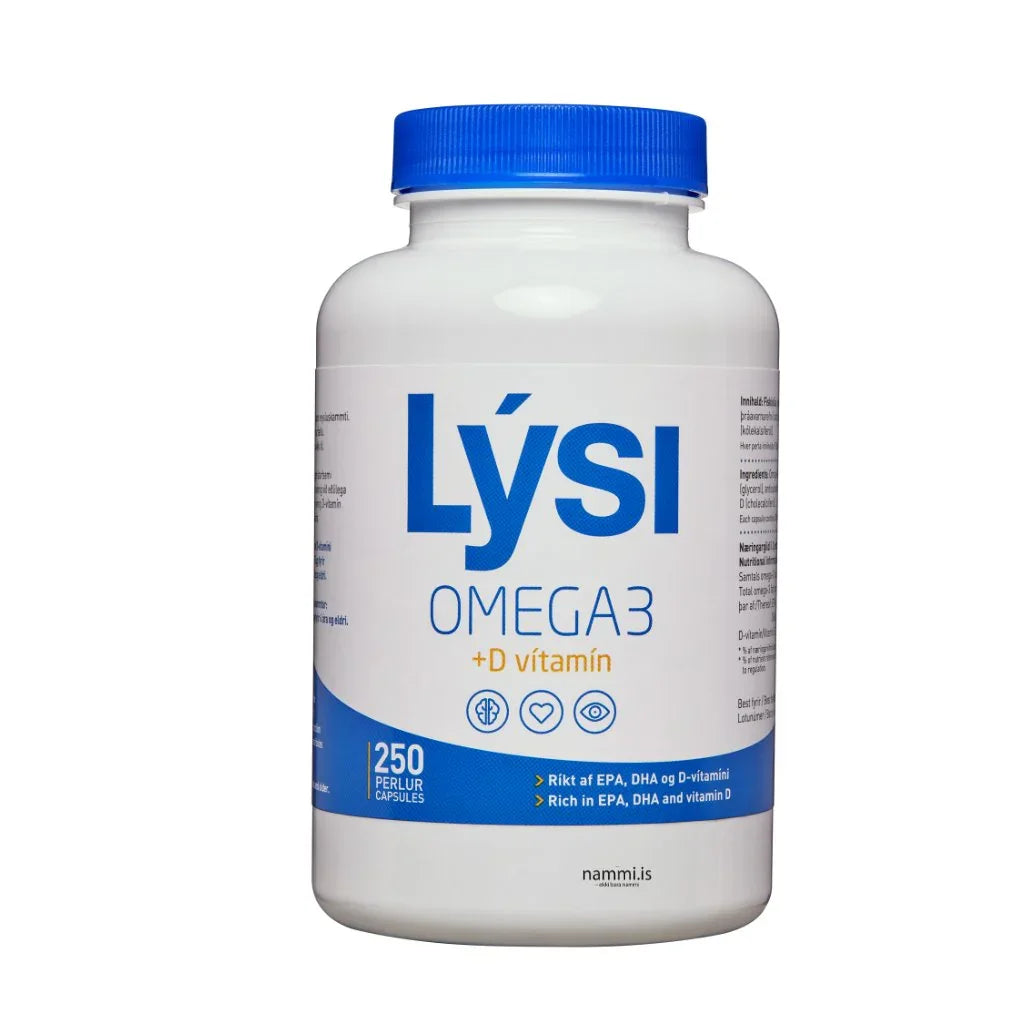 OMEGA - 3 FISH OIL CAPSULES 250 pc / 500 mg - nammi.isLýsi