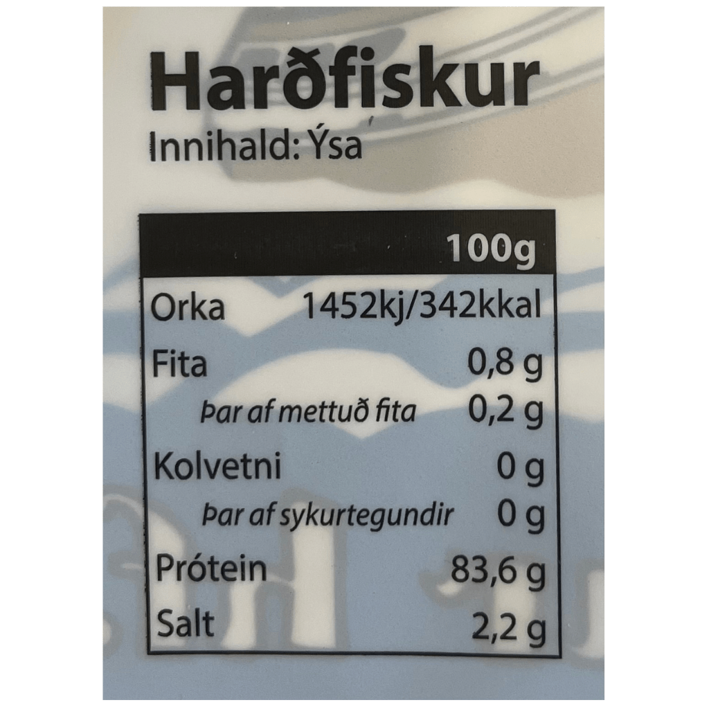 Sporður Haddock Fish Jerky / 100 gr - nammi.isSporður