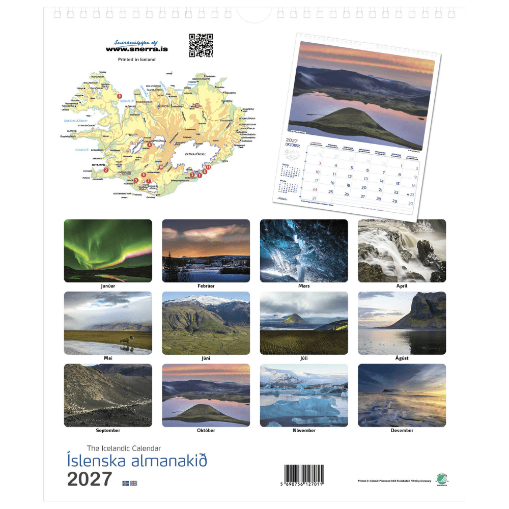 The Icelandic Calendar 2027 - nammi.isSnerra