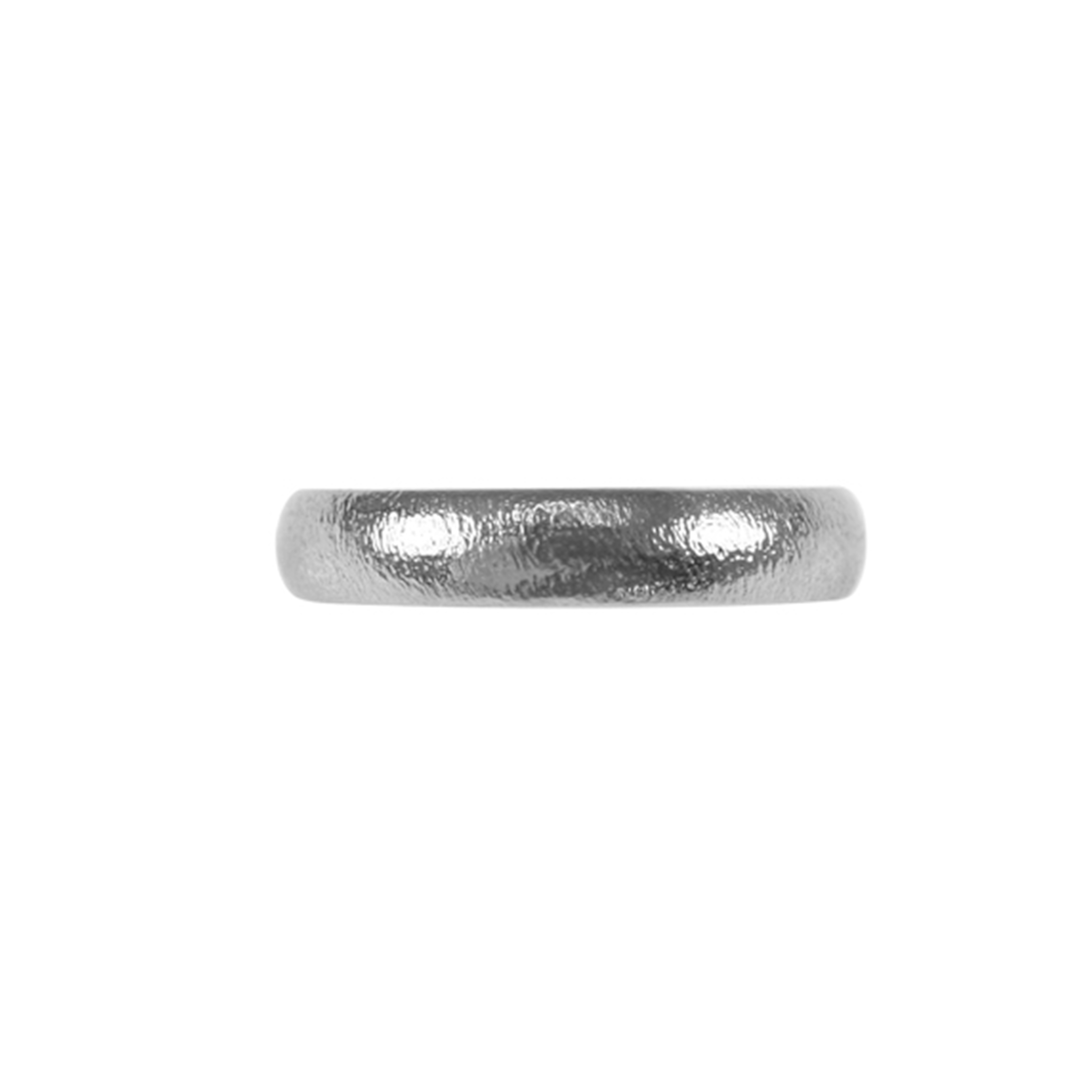 Títaníumhringur 4.5 mm Hammraður og Póleraður - nammi.isZeezen
