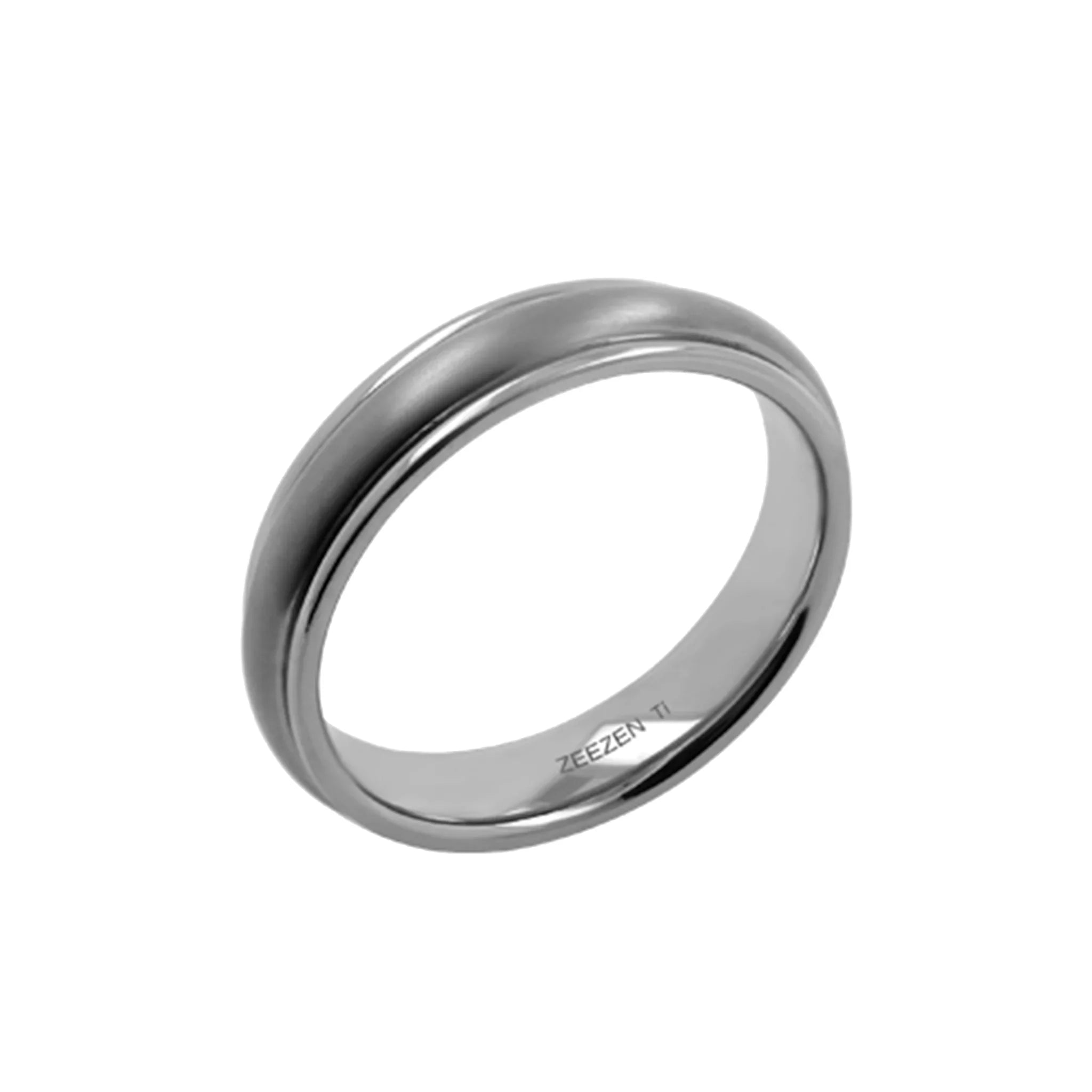 Títaníumhringur 5,8mm mattur og póleraður - nammi.isZeezen