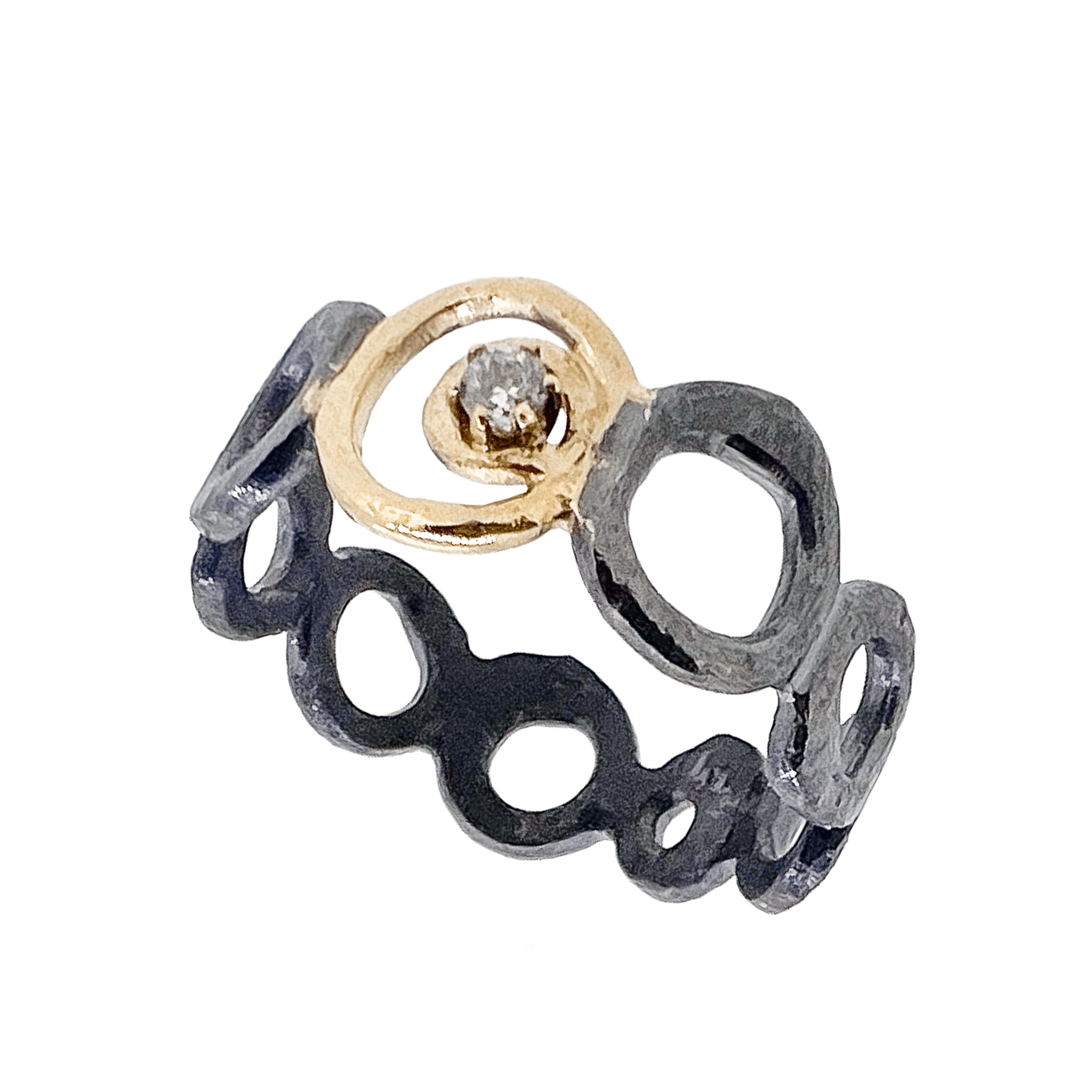 Vík - Silfur og Gullhringur með Sirkon - nammi.isMontoro - Reykjavík