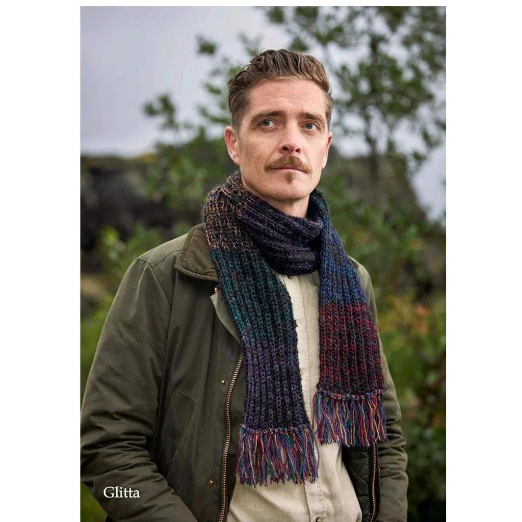 Wool Scarf - Glitta (dark) - nammi.isCustom Made