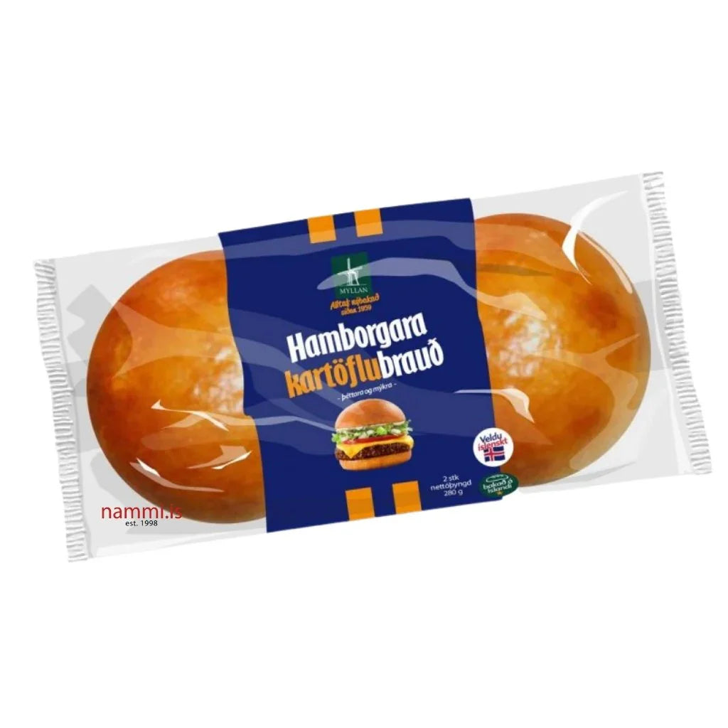 2 Potato Burger Bun / 2 kartöflu hamborgara brauð - nammi.is