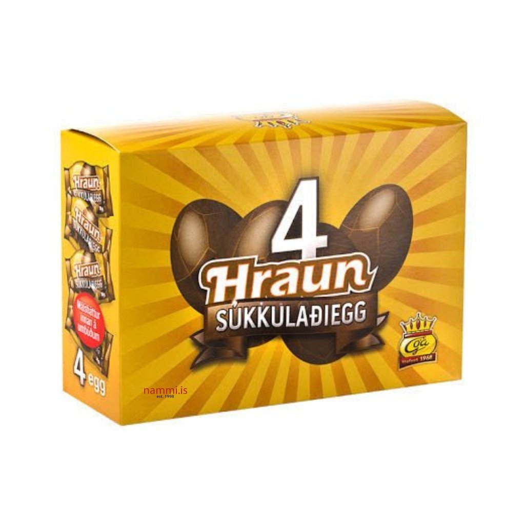 4 Góa HRAUN Chocolate Easter Egg (4x25 gr) - nammi.isGóa Linda