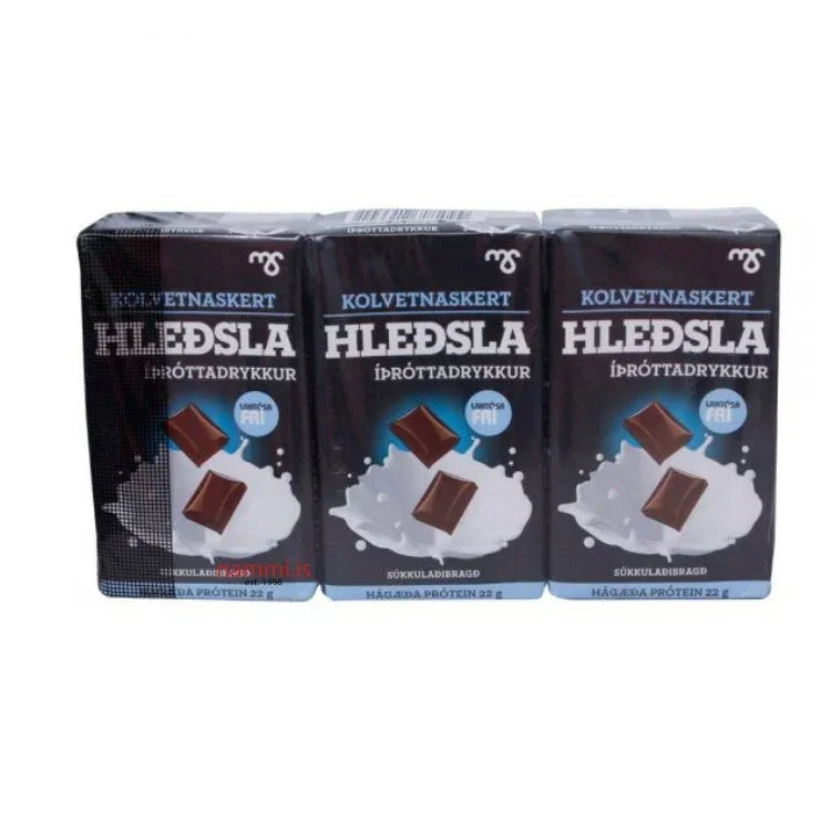 6 x Hleðsla / Chocolate milk Drink / Low on carb (6 x 250 ml.) - nammi.is
