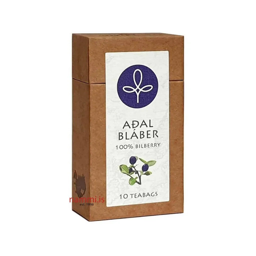 Aðal Bláber / 100% Bilberry Tea / 10 bags - nammi.is