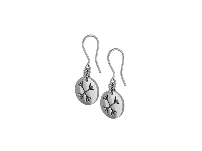 Ægishjálmur - Titan Dangle Earrings - nammi.isÓfeigur
