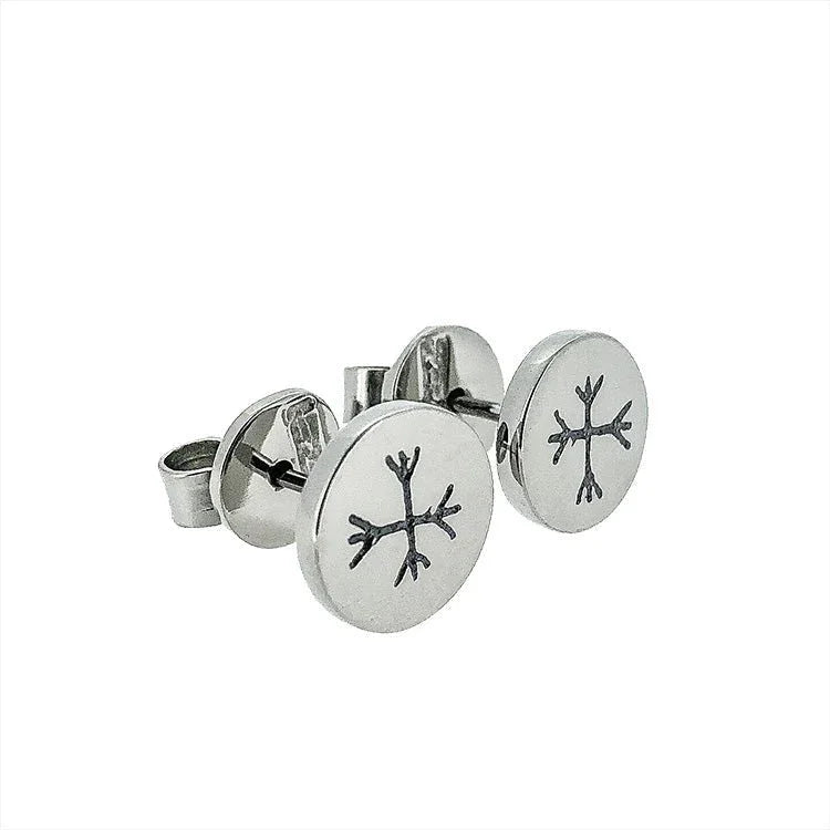 Ægishjálmur - Titan Earrings Polish - nammi.is