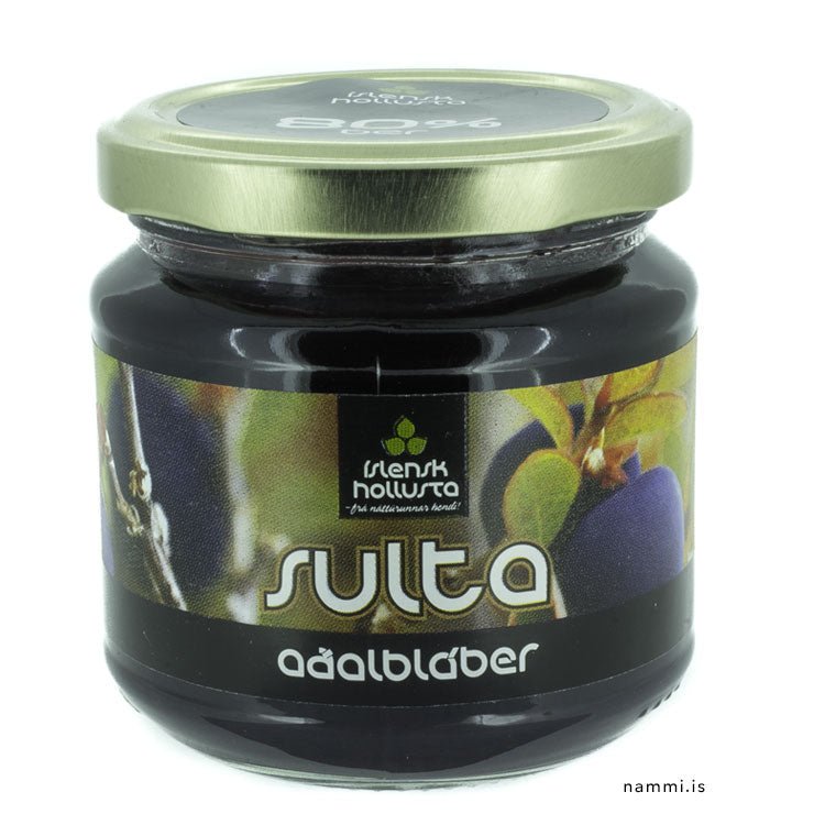 Bilberry jam / Aðalbláberjasulta 100 gr. - nammi.is