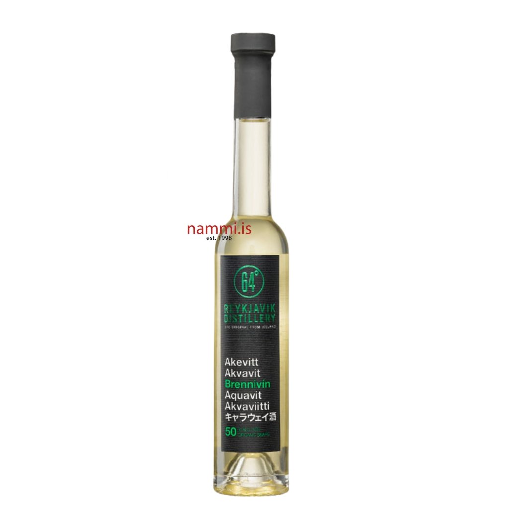 Brennivin Akvavit 50% (200 ml.) - nammi.is64° Reykjavik Distillery