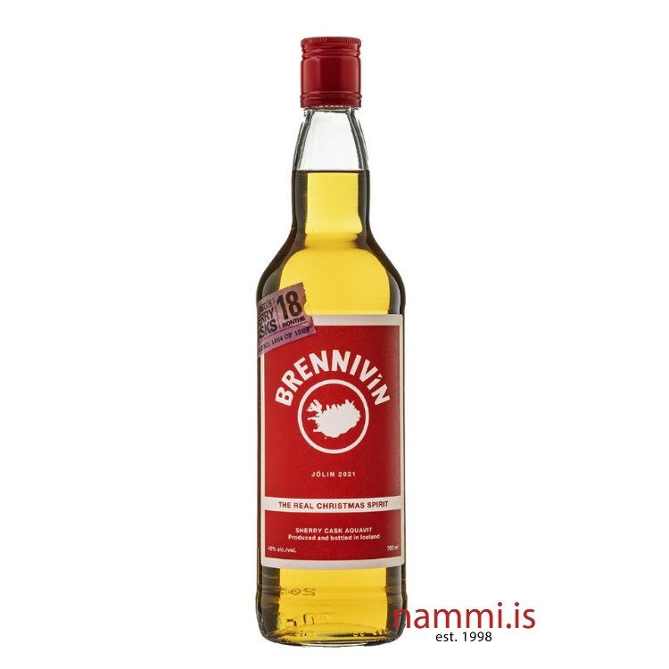 Brennivín The Real Christmas Spirit Jólin 2021 / 700 ml. - nammi.is