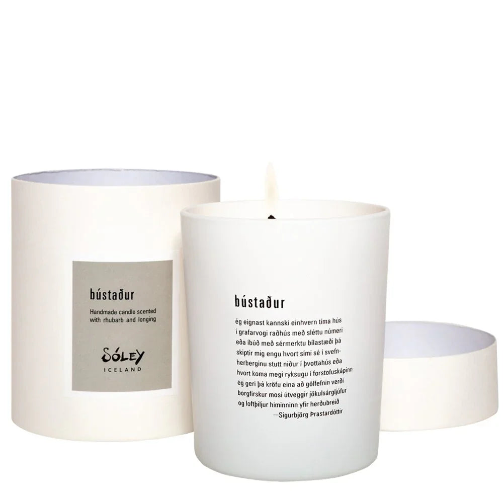 Candle / Bústaður from Soley - nammi.is