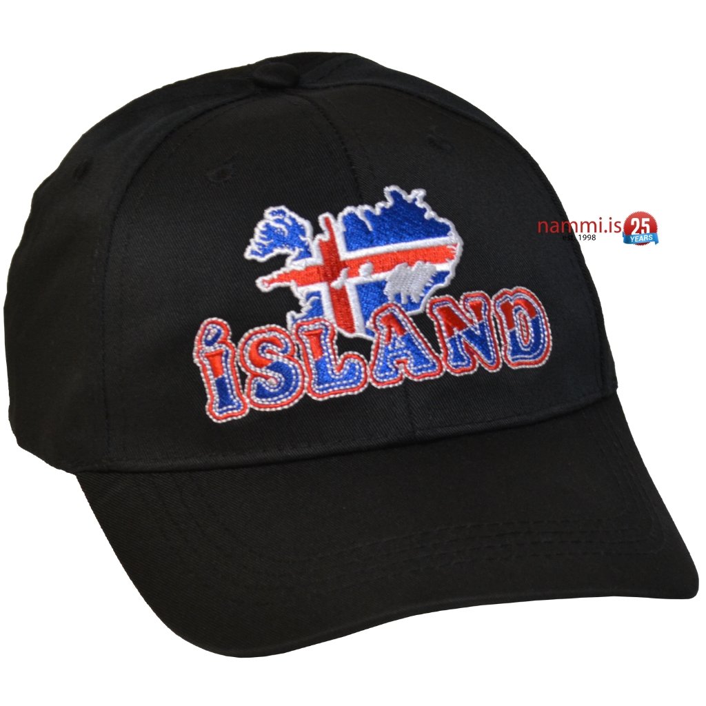 Cap Icelandic Flag / Black - nammi.isIcelandic Flag