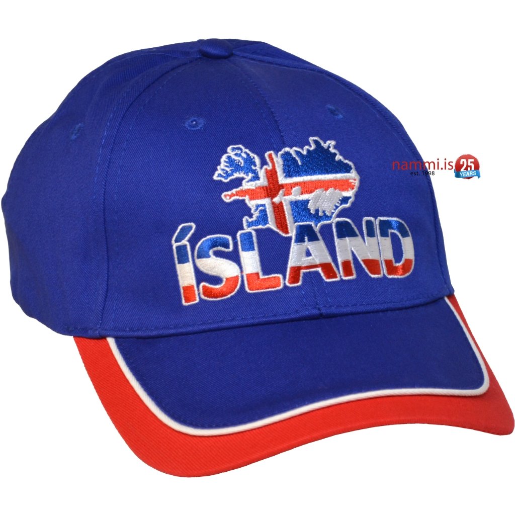Cap Icelandic Flag / Blue no.3 - nammi.isIcelandic Flag