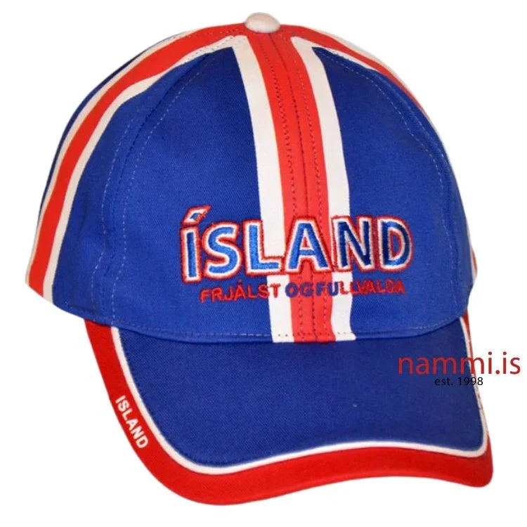 Cap Icelandic Flag / Frjálst og Fullvalda - nammi.is