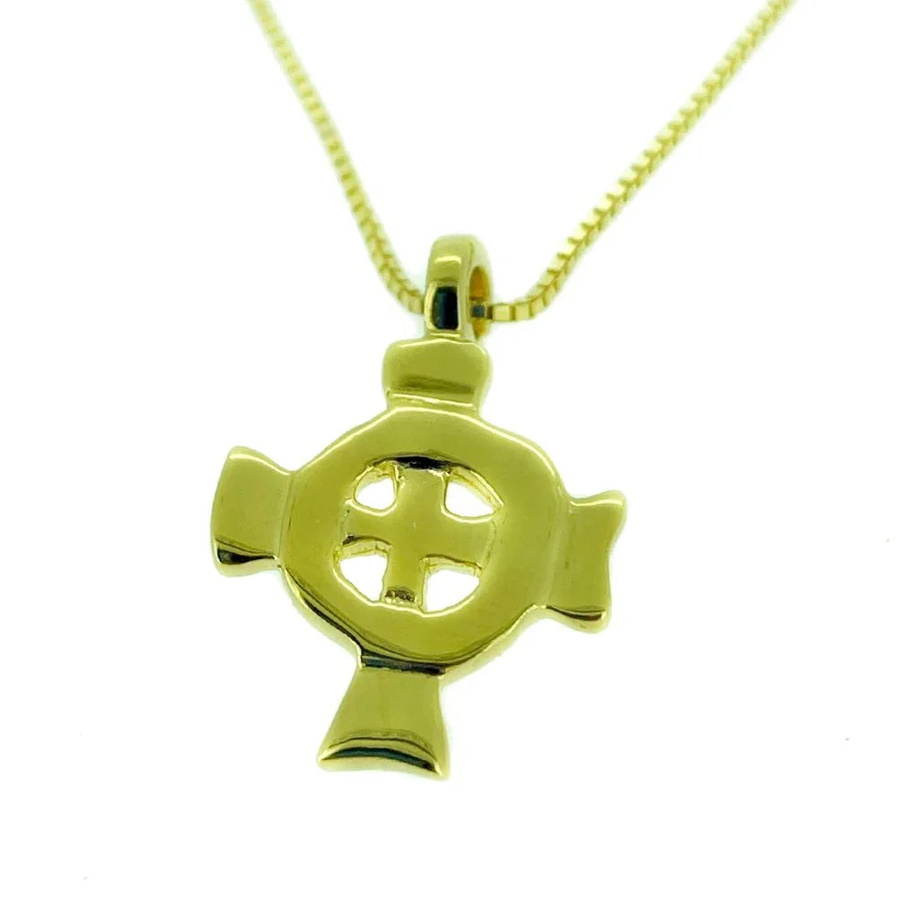 Celtic cross - gold - nammi.is