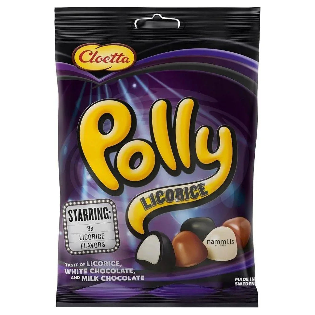 Cloetta Polly Liquorice 150gr. - nammi.isnammi.is