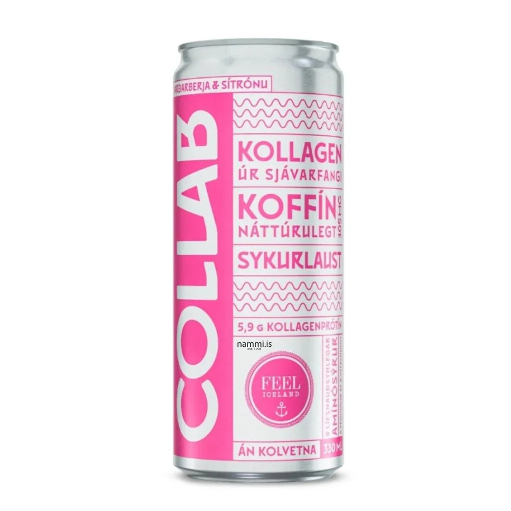 COLLAB Pink / Strawberry & Lemon (330ml.) - nammi.isÖlgerðin