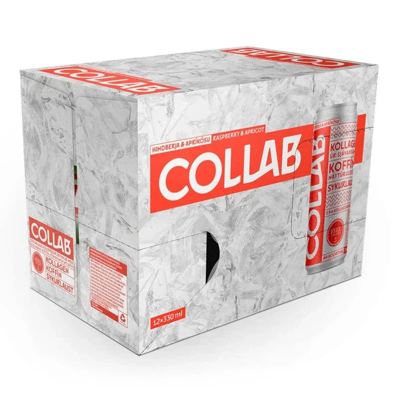 COLLAB RED / Raspberry & Apricot (330ml.) - nammi.isÖlgerðin