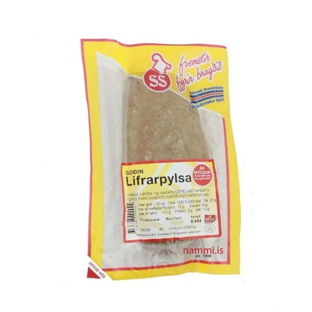 Cooked Liver pudding / Lifrapylsa (400 gr.) - nammi.is