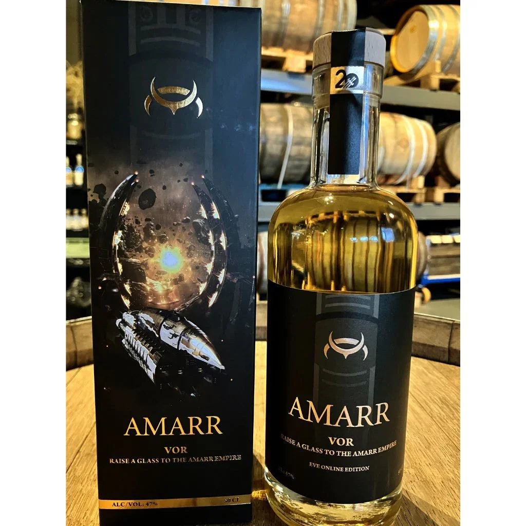EVE Online Limited Edition Amarr Vor Barrel Aged Reserve Gin 47% (50cl.) - nammi.isEimverk