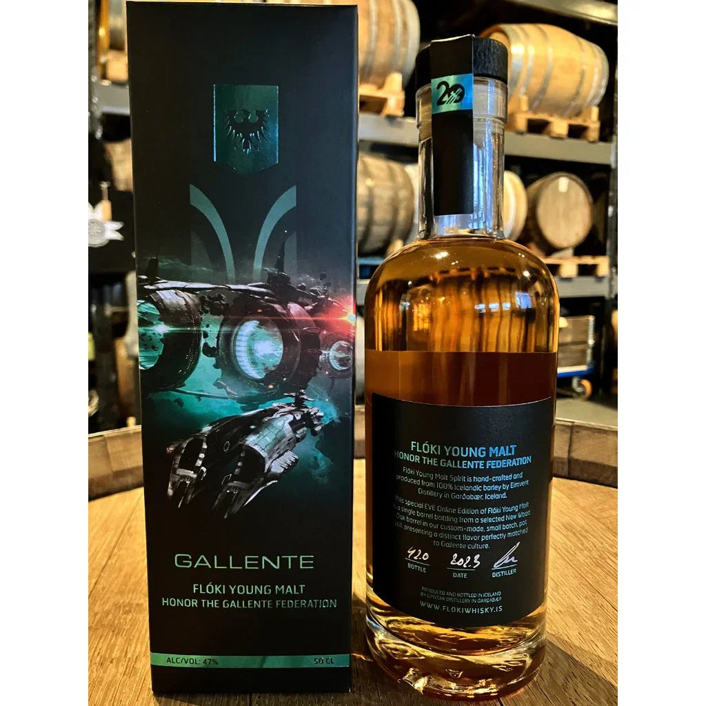 EVE Online Limited Edition / Gallente FLÓKI Icelandic Young Malt 47% (50cl.) - nammi.isEimverk