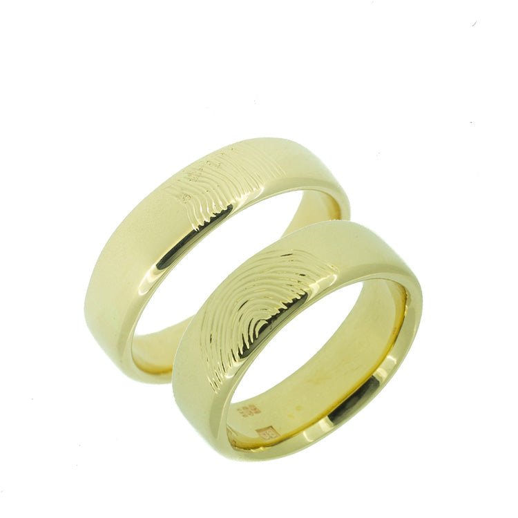 Fingerprint Gold RIng - nammi.is