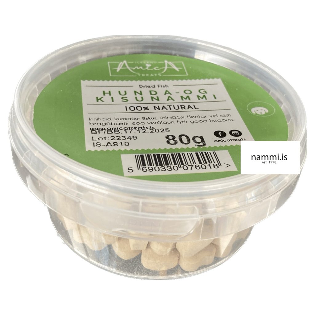 FISH HEART TREATS / 80 gr. - nammi.isAmica Treats