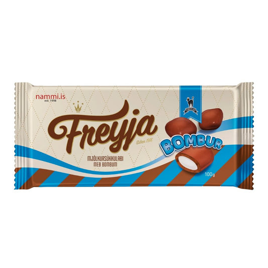 Freyja chocolate with Bombur / 100 gr - nammi.is