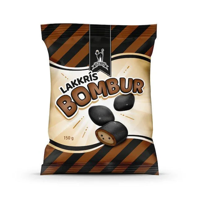 Freyju Liquorice Bombur / 150 gr. - nammi.is