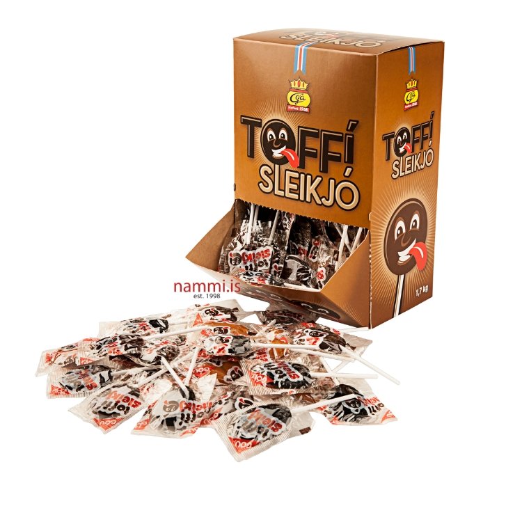 Góa Toffí sleikjó / Caramel Lollipop 130-140 pc - nammi.is