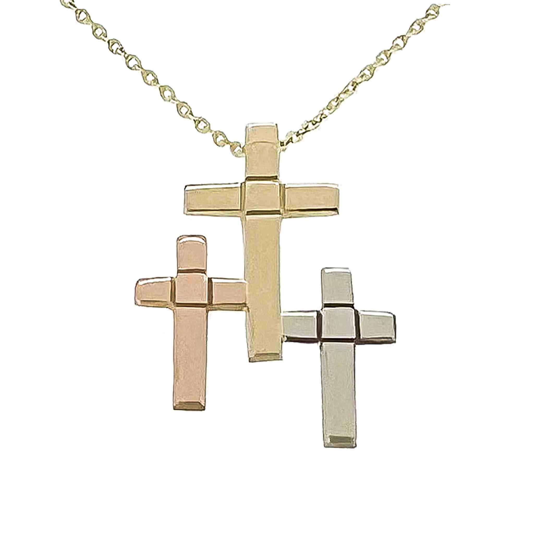 Golden Trinity - 14k gold - With 14k gold chain. nammi.is