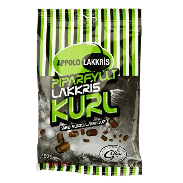 Góu Chocolate Covered Pepper filled Liquorice bits (150 gr.) - nammi.is