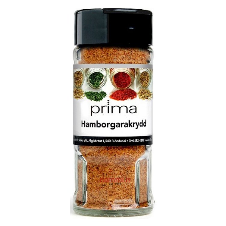 Hamborgarakrydd / Burgerspice / 75 gr. - nammi.is