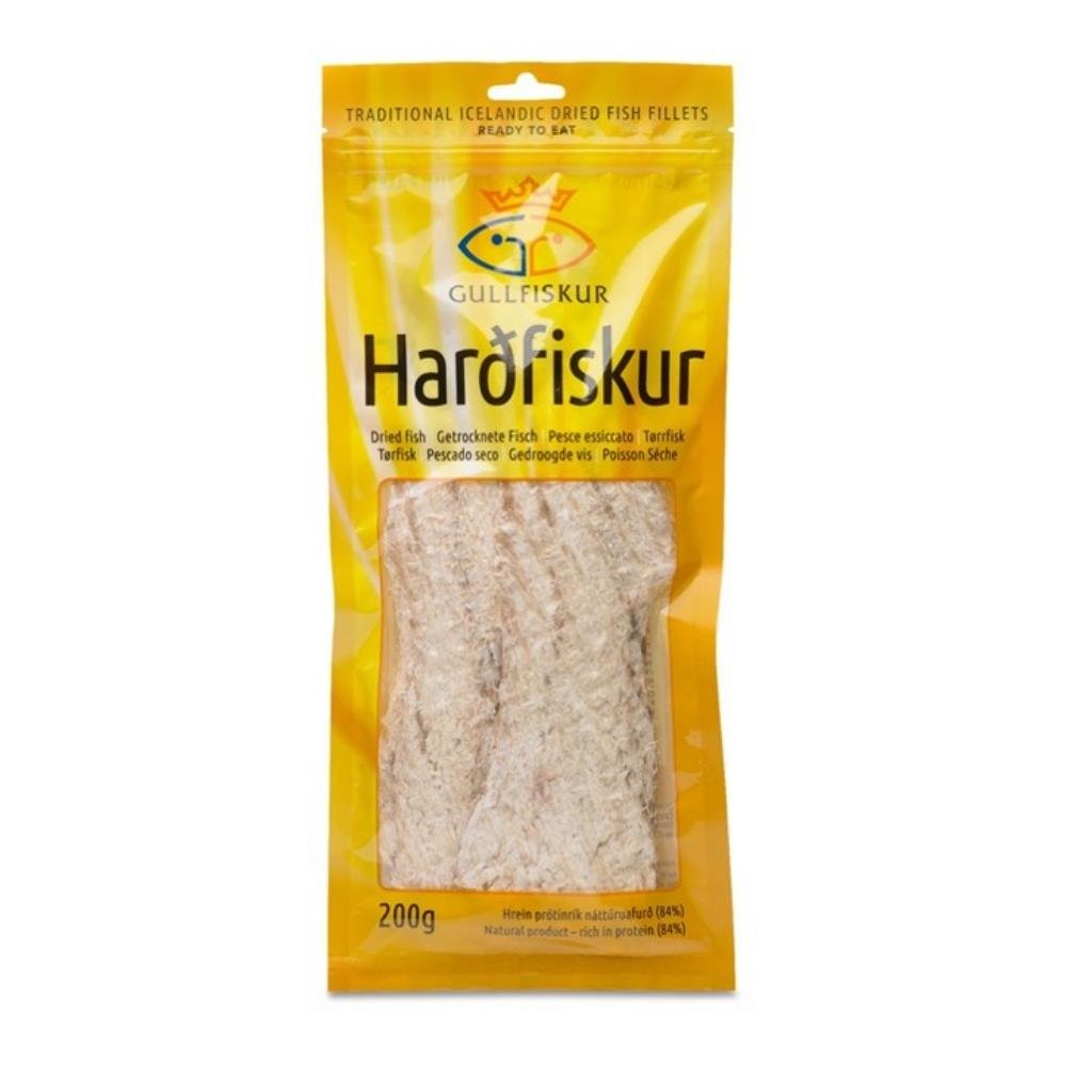 Harðfiskur / Fish Jerky / Cod Fillets (100 gr.) - Icelandic Harðfiskur  nammi.isVon Iceland