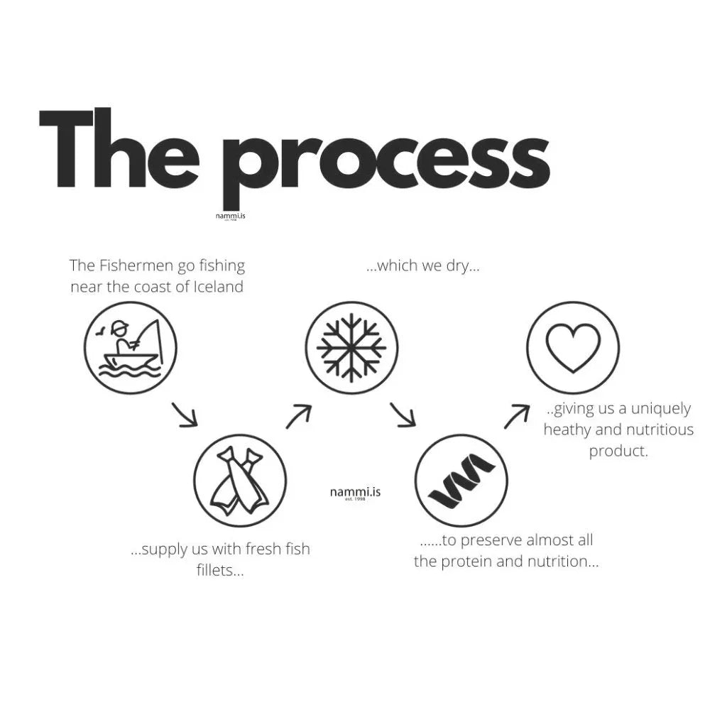 Harðfiskur Haddock / Dried Haddock Fish fillets (200 gr.) - nammi.isVon Iceland