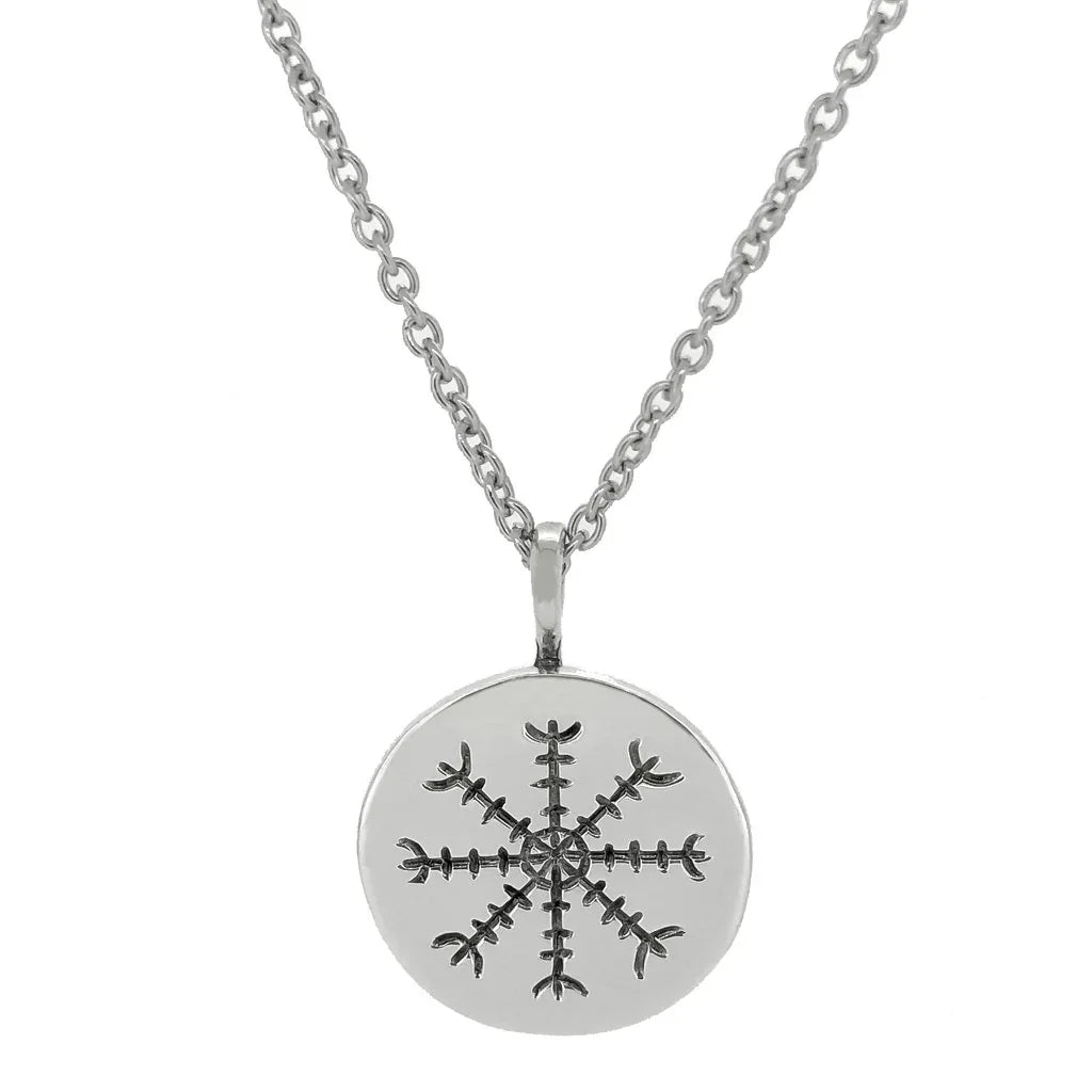 Helm of Awe - Silver Necklace by Bolli Ófeigsson - nammi.isÓfeigur