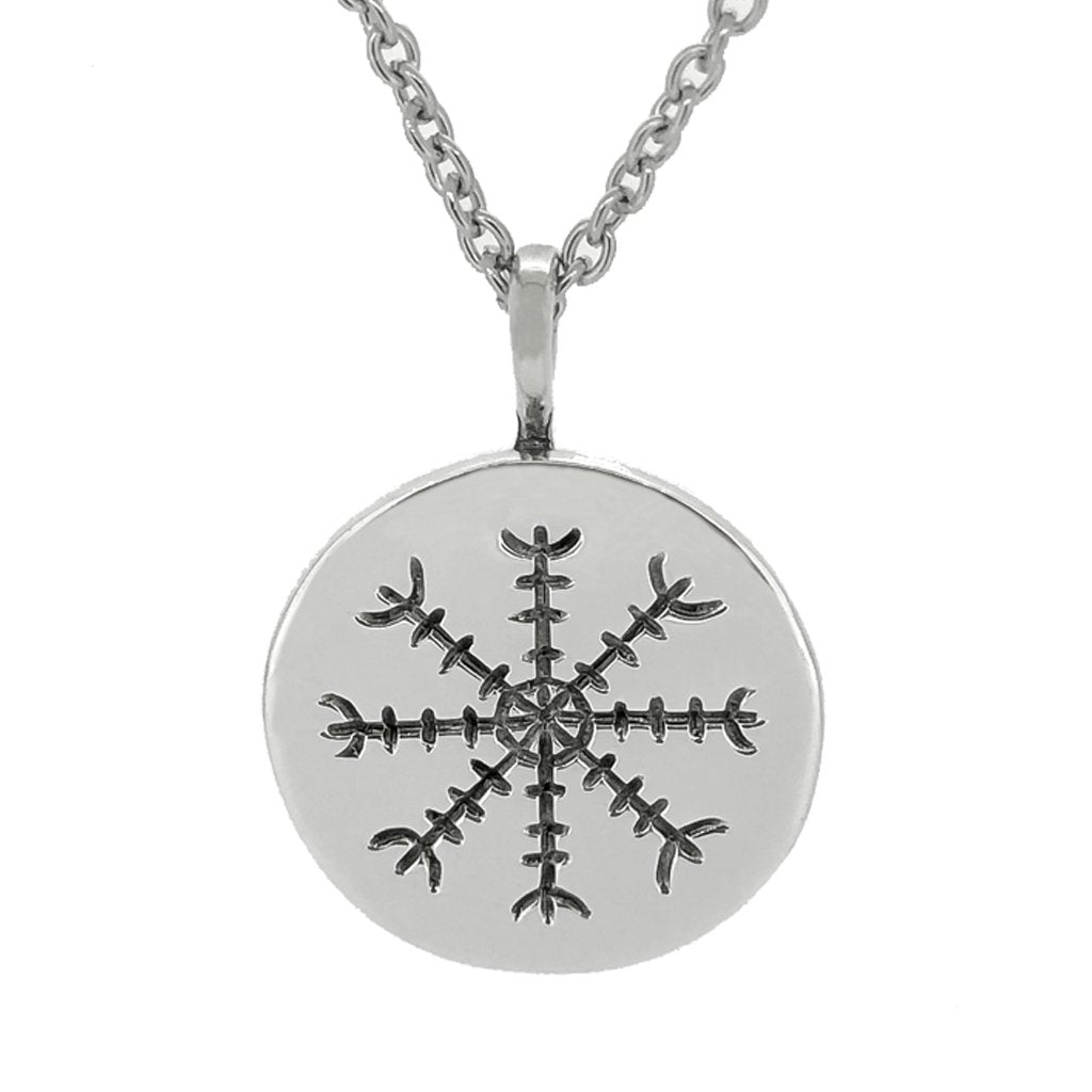 Helm of Awe - Silver Necklace by Bolli Ófeigsson - nammi.isÓfeigur