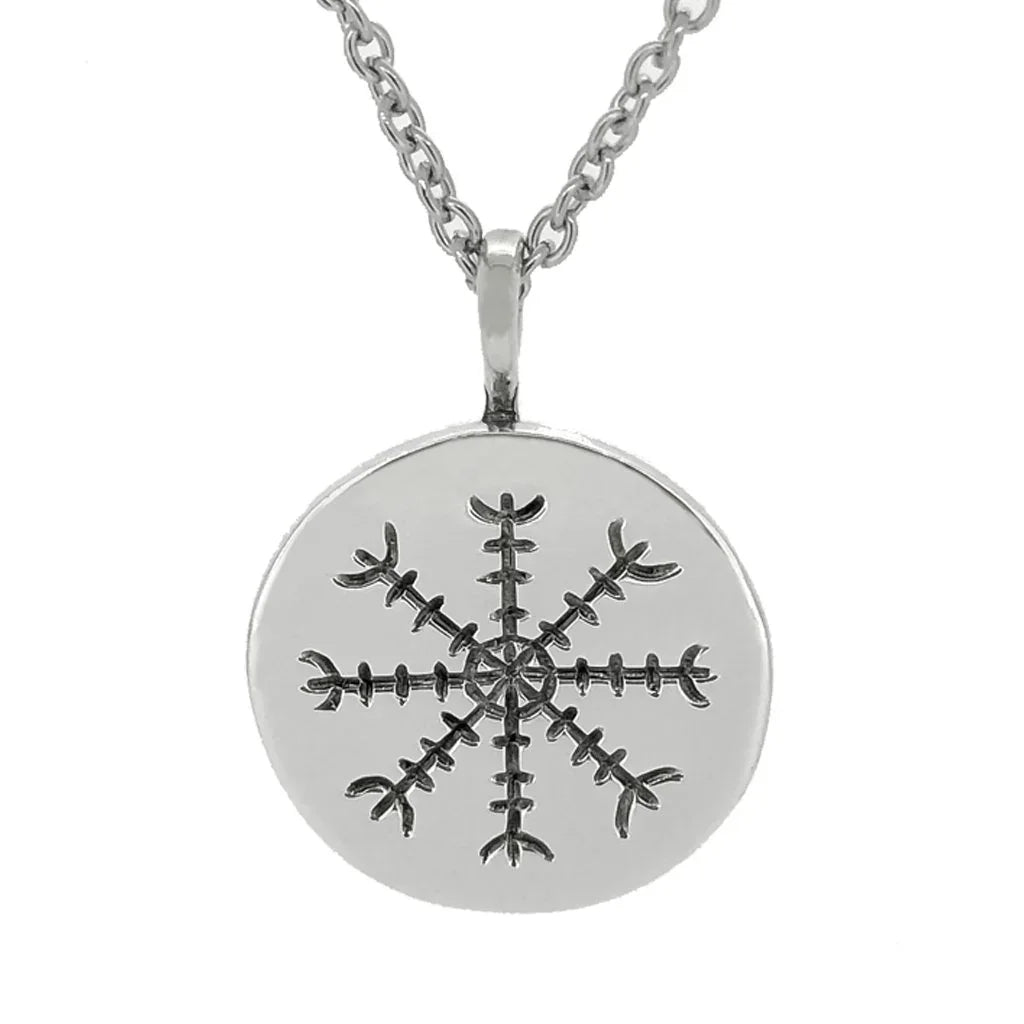 Helm of Awe - Silver Necklace by Bolli Ófeigsson - nammi.isÓfeigur