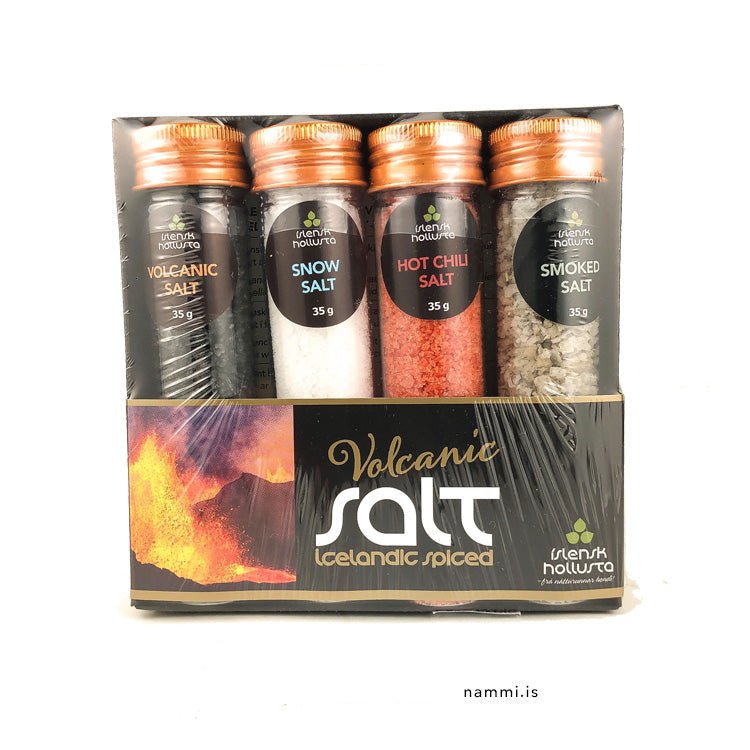 Icelandic Spiced Salt / Volcanic (4pc) - nammi.is