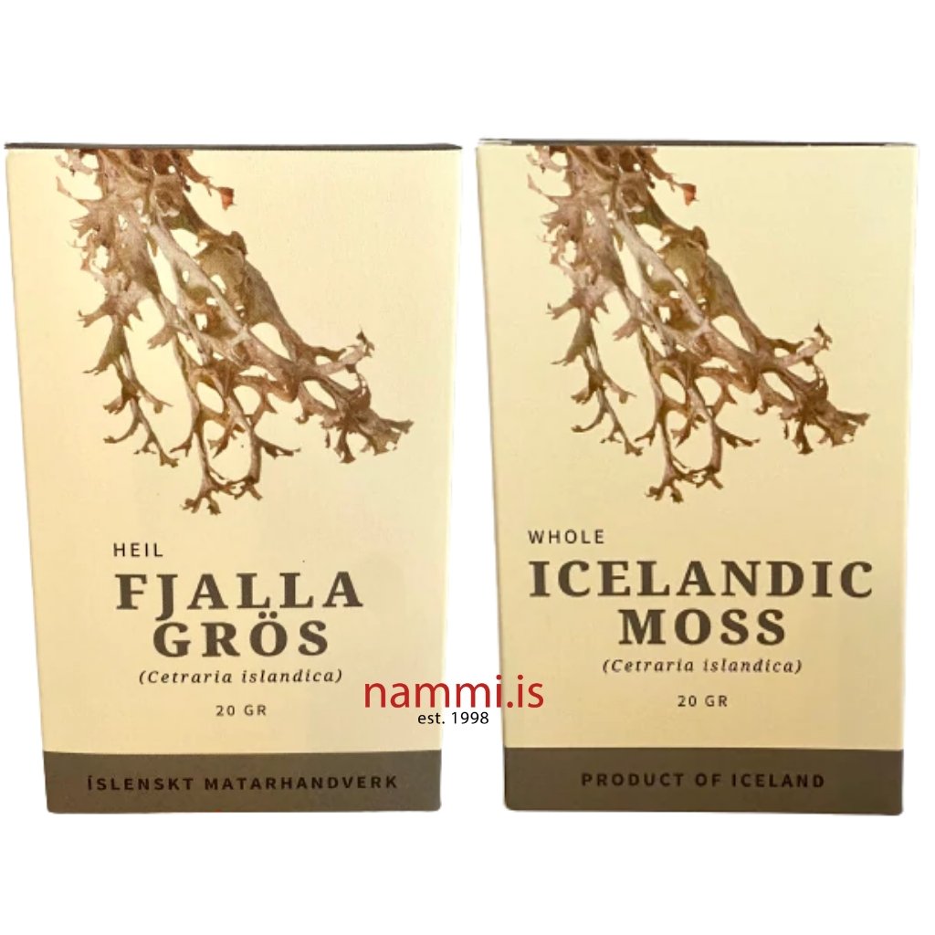 Island Moss whole / Fjallagrös heil (20 gr.) - nammi.is