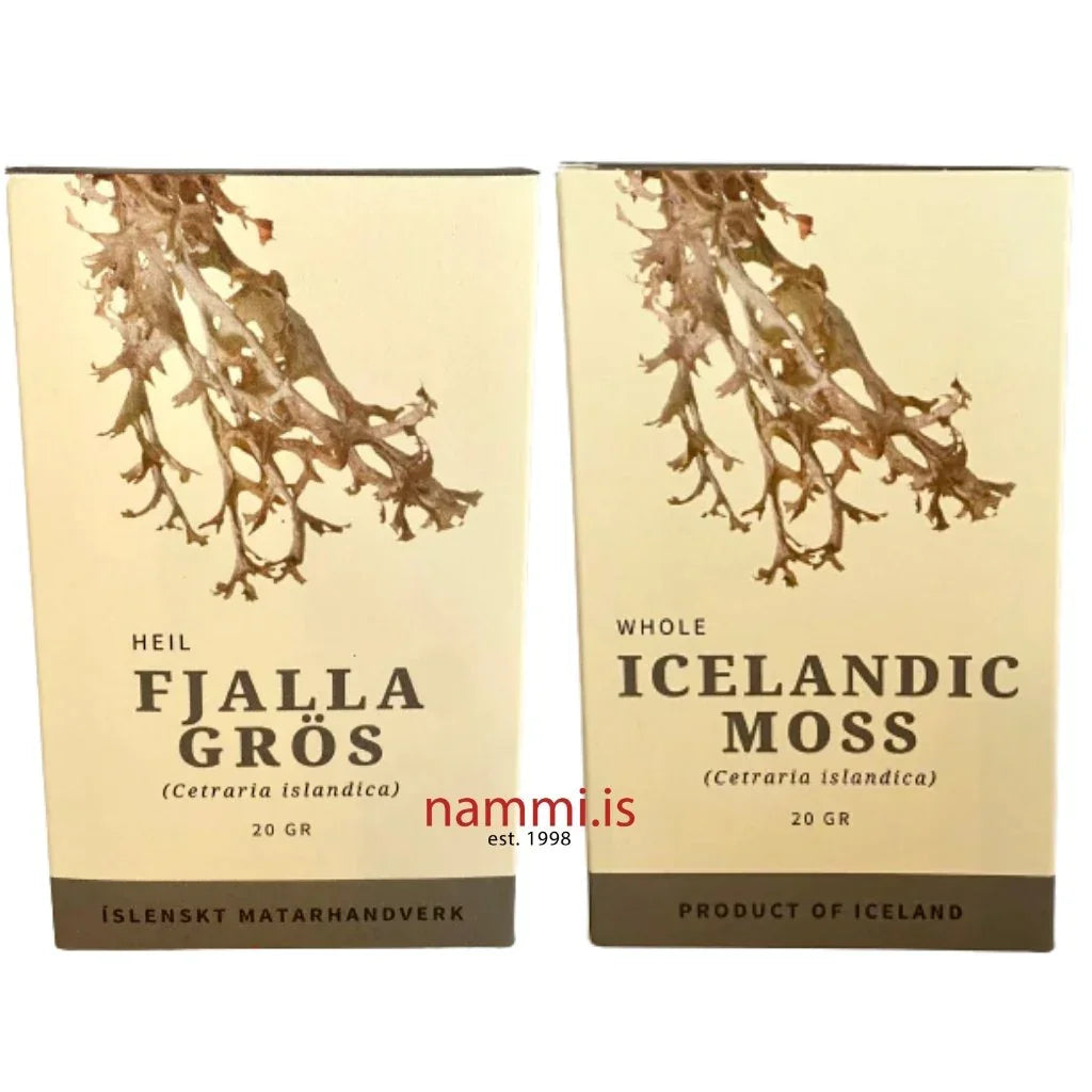 Island Moss whole / Fjallagrös heil (20 gr.) - nammi.is