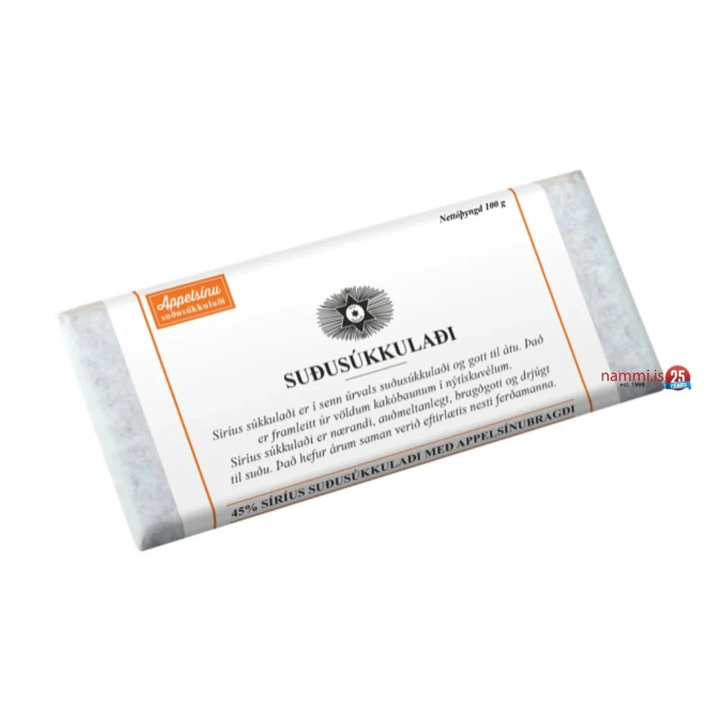 Konsum Suðu súkkulaði 200 gr / Konsum Orange - nammi.isNói Síríus